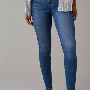 AE American Eagle Next Level High-Waisted Jeggings Blue Women's Jeans